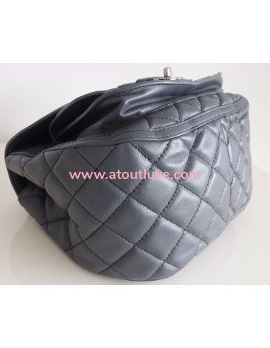 Sac Chanel Classique cuir gris Sac Chanel Classique cuir gris