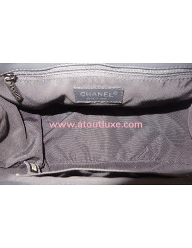 Sac Chanel Classique cuir gris Sac Chanel Classique cuir gris
