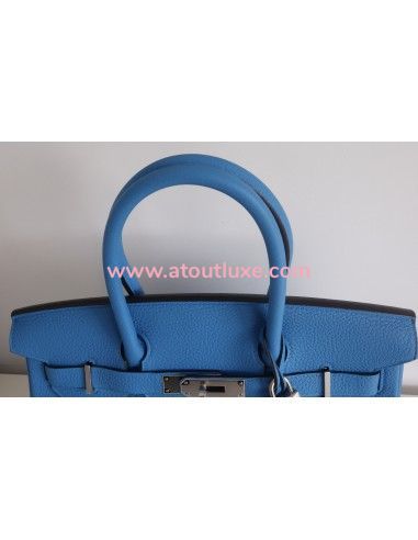 Sac Hermes Birkin 30 bleu Zanzibar Sac Hermes Birkin 30 bleu Zanzibar