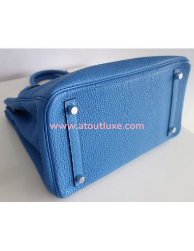 Sac Hermes Birkin 30 bleu Zanzibar Sac Hermes Birkin 30 bleu Zanzibar