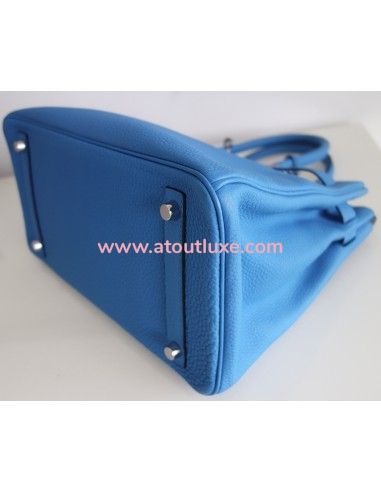 Sac Hermes Birkin 30 bleu Zanzibar Sac Hermes Birkin 30 bleu Zanzibar