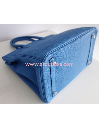Sac Hermes Birkin 30 bleu Zanzibar Sac Hermes Birkin 30 bleu Zanzibar