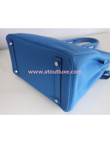 Sac Hermes Birkin 30 bleu Zanzibar Sac Hermes Birkin 30 bleu Zanzibar