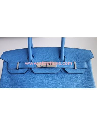 Sac Hermes Birkin 30 bleu Zanzibar Sac Hermes Birkin 30 bleu Zanzibar