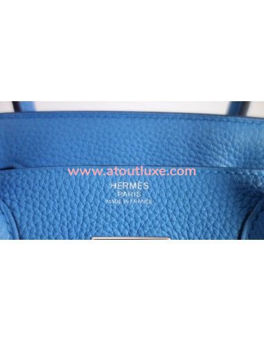 Sac Hermes Birkin 30 bleu Zanzibar Sac Hermes Birkin 30 bleu Zanzibar