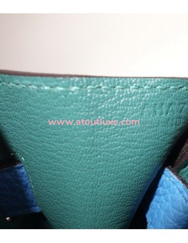 Sac Hermes Birkin 30 bleu Zanzibar Sac Hermes Birkin 30 bleu Zanzibar