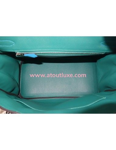 Sac Hermes Birkin 30 bleu Zanzibar Sac Hermes Birkin 30 bleu Zanzibar