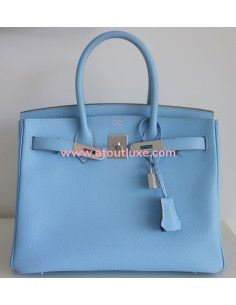 Sac Hermes Birkin 30 bleu... 2