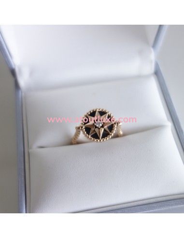 Bague Dior rose des vents or rose