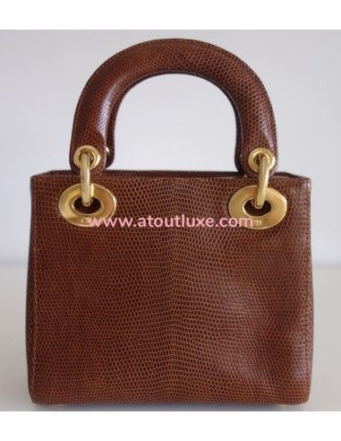Sac mini Lady Dior lezard Sac mini Lady Dior lezard