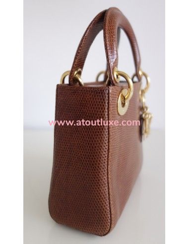 Sac mini Lady Dior lezard Sac mini Lady Dior lezard