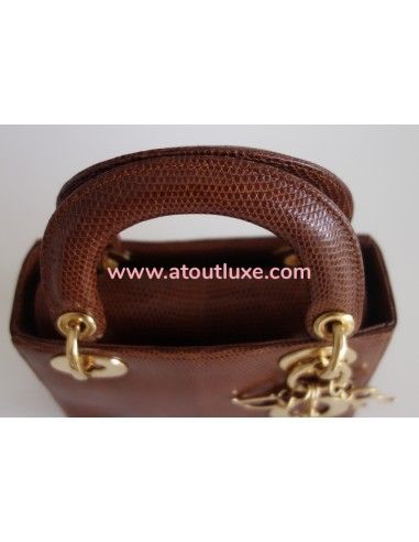 Sac mini Lady Dior lezard Sac mini Lady Dior lezard