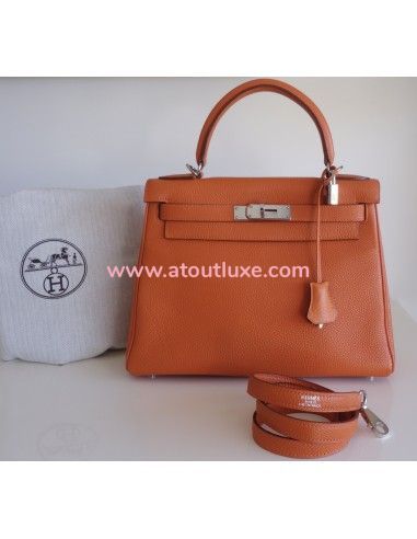 Sac Hermes Kelly 28 orange Sac Hermes Kelly 28 orange