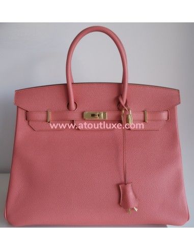 Sac Hermes Birkin 35 flamingo