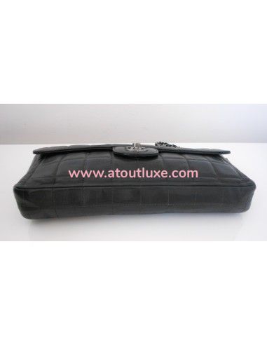 SAC CHANEL BAGUETTE AGNEAU NOIR SAC CHANEL BAGUETTE AGNEAU NOIR