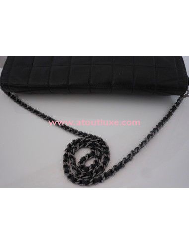 SAC CHANEL BAGUETTE AGNEAU NOIR SAC CHANEL BAGUETTE AGNEAU NOIR