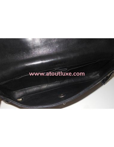 SAC CHANEL BAGUETTE AGNEAU NOIR SAC CHANEL BAGUETTE AGNEAU NOIR