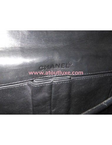 SAC CHANEL BAGUETTE AGNEAU NOIR SAC CHANEL BAGUETTE AGNEAU NOIR