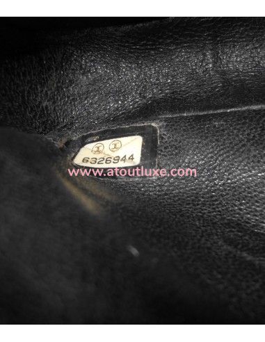 SAC CHANEL BAGUETTE AGNEAU NOIR SAC CHANEL BAGUETTE AGNEAU NOIR
