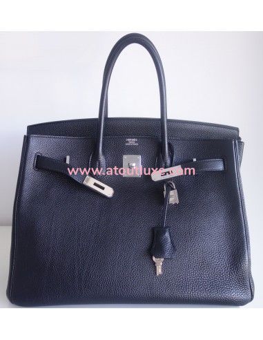 Sac Hermes Birkin 35 noir