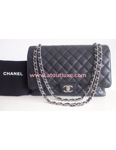 Sac Chanel Classique maxi caviar noir Sac Chanel Classique maxi caviar noir