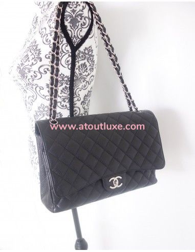 Sac Chanel Classique maxi caviar noir Sac Chanel Classique maxi caviar noir