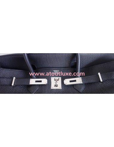 Sac Hermes Birkin 40 cuir noir Sac Hermes Birkin 40 cuir noir