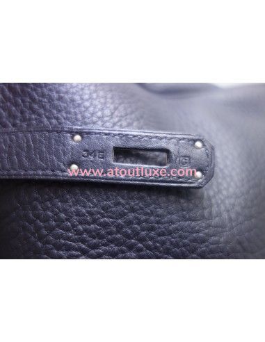 Sac Hermes Birkin 40 cuir noir Sac Hermes Birkin 40 cuir noir