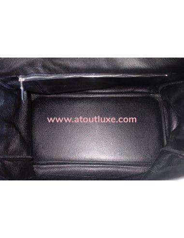 Sac Hermes Birkin 40 cuir noir Sac Hermes Birkin 40 cuir noir