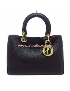 Sac Dior Diorissimo cuir noir