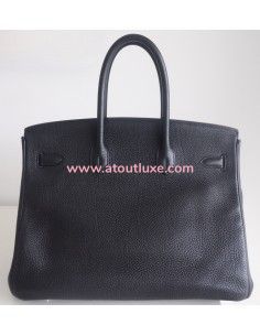 Sac Hermes Birkin 35 noir 2