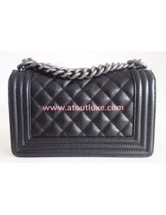 Sac Chanel Boy noir 2