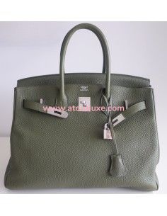 Sac Hermes Birkin 35 vert... 2