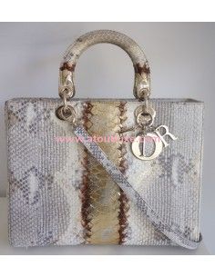 Sac Lady Dior python