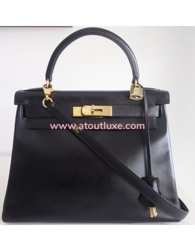 Sac Hermes Kelly 28 noir