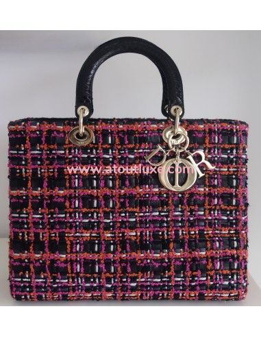 Sac Lady Dior Gm tweed