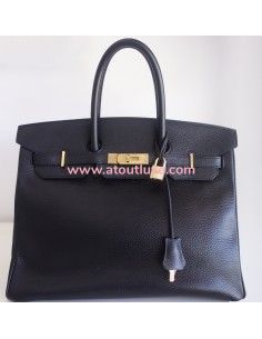 Sac Hermes Birkin 35 noir 2