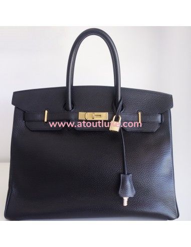 Sac Hermes Birkin 35 noir