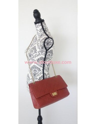 Sac Chanel 2.55 rouge Sac Chanel 2.55 rouge