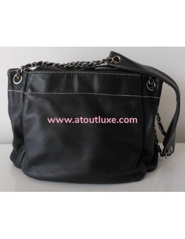 SAC CHANEL PETIT SHOPPING CUIR NOIR SAC CHANEL PETIT SHOPPING CUIR NOIR