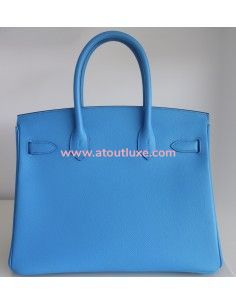 Sac Hermes Birkin 30 bleu... 2