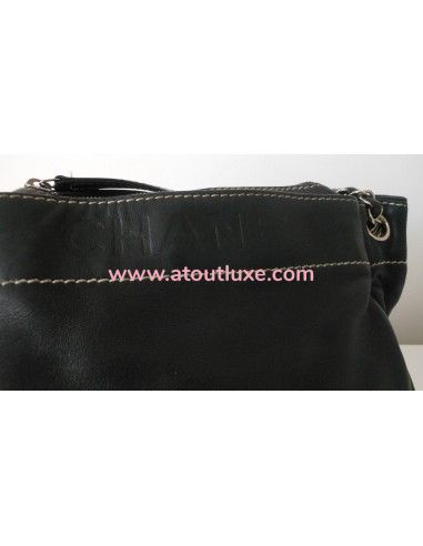 SAC CHANEL PETIT SHOPPING CUIR NOIR SAC CHANEL PETIT SHOPPING CUIR NOIR