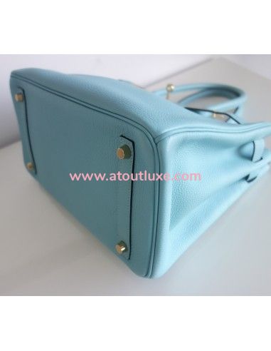 Sac Hermes Birkin 30 bleu atoll Sac Hermes Birkin 30 bleu atoll