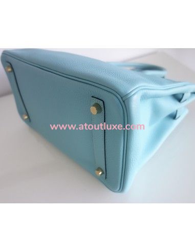 Sac Hermes Birkin 30 bleu atoll Sac Hermes Birkin 30 bleu atoll