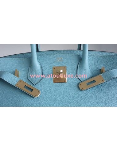 Sac Hermes Birkin 30 bleu atoll Sac Hermes Birkin 30 bleu atoll