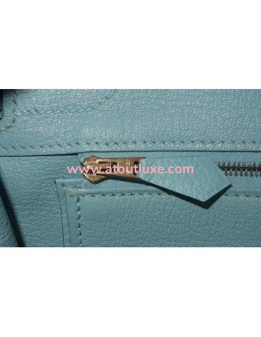 Sac Hermes Birkin 30 bleu atoll Sac Hermes Birkin 30 bleu atoll