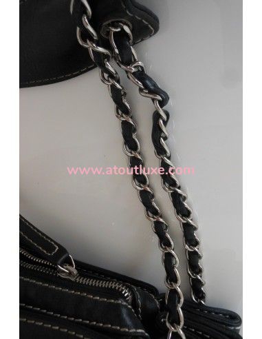 SAC CHANEL PETIT SHOPPING CUIR NOIR SAC CHANEL PETIT SHOPPING CUIR NOIR