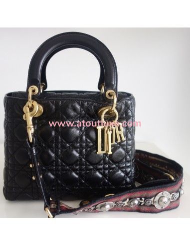 Sac Lady Dior noir