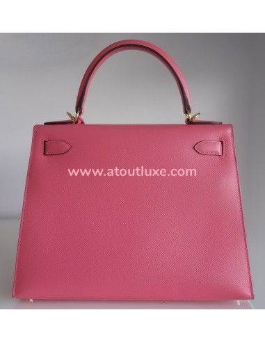 Sac Hermes Kelly 28 rose Azalée Sac Hermes Kelly 28 rose Azalée