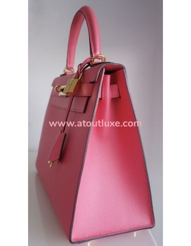 Sac Hermes Kelly 28 rose Azalée Sac Hermes Kelly 28 rose Azalée